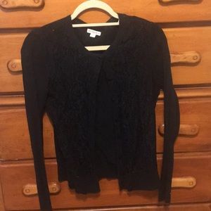Black Lace Cardigan
